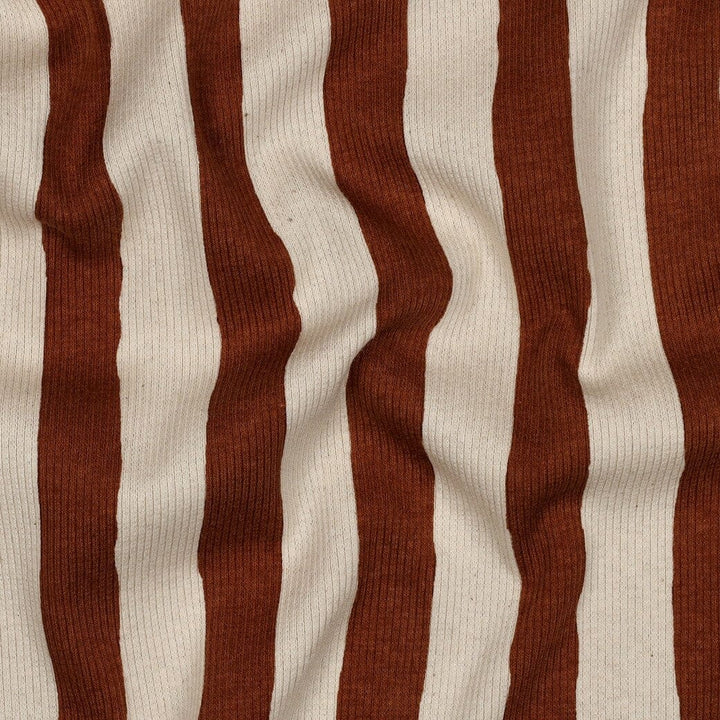 Bio Rib-Jersey große Streifen - Natur | Naturals-Kollektion Fadenwunsch 