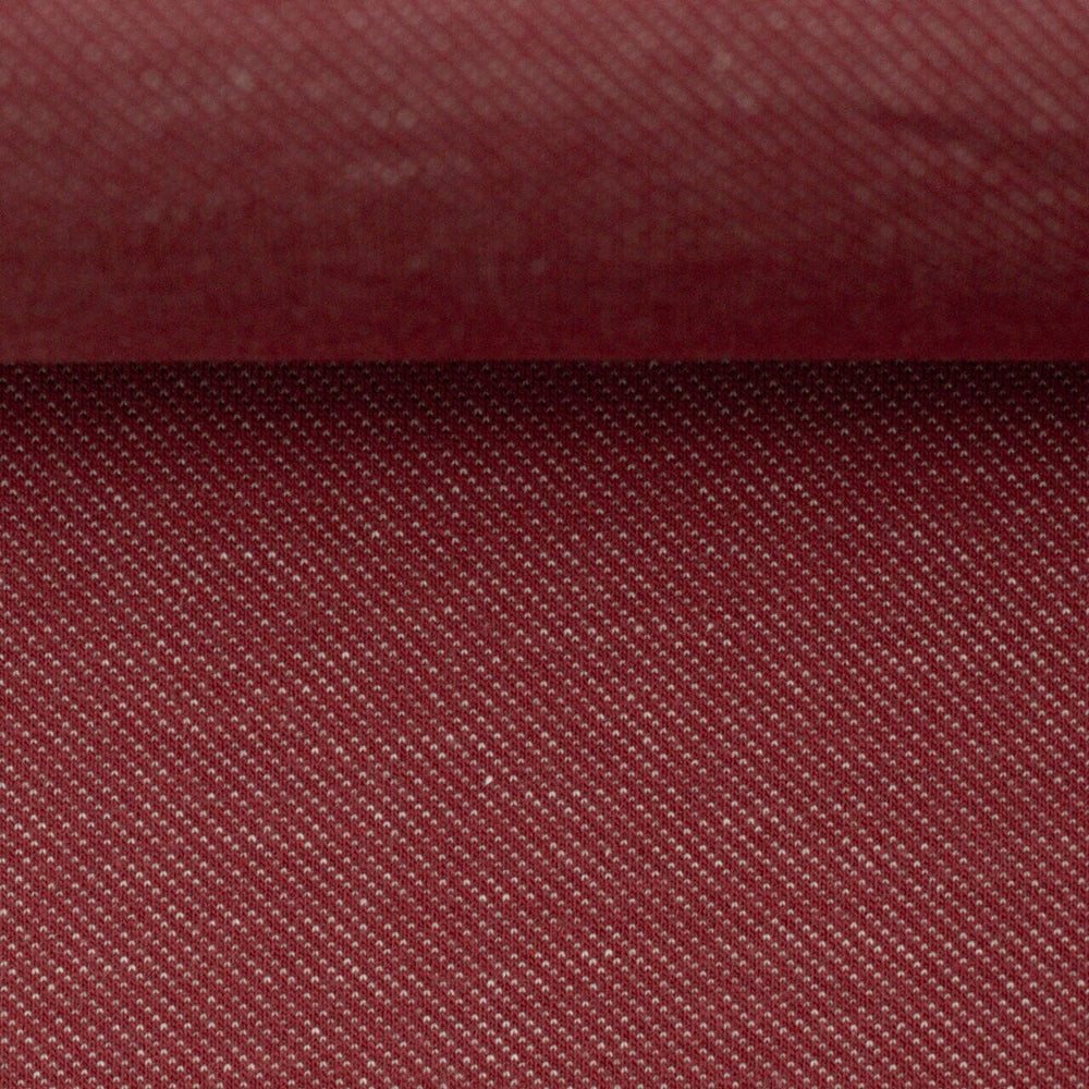 Denim Jersey Jeansoptik Burgundy fadenwunsch 