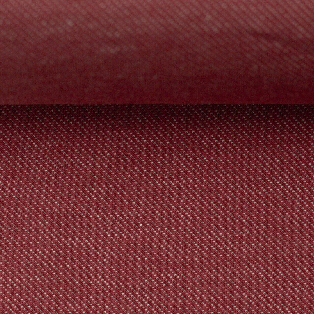 Denim Jersey Jeansoptik Burgundy fadenwunsch 