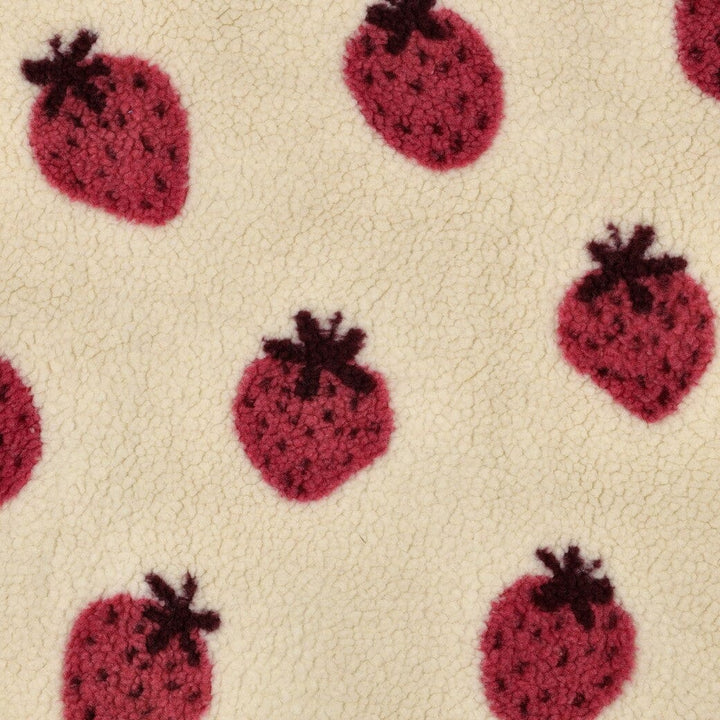 Teddy Jacquard Strawberry | Garngefärbte Erdbeeren Fadenwunsch 
