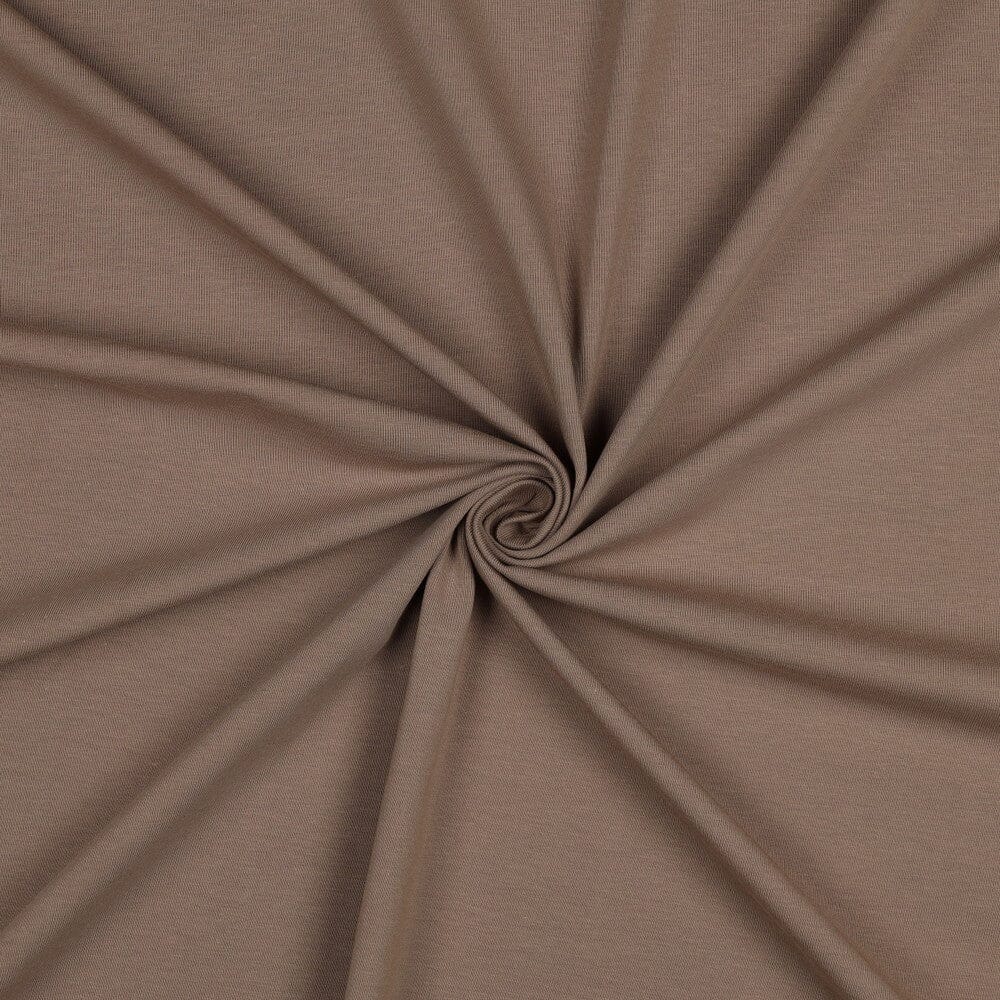 Bio-Jersey Dunkel Taupe 057V Fadenwunsch 