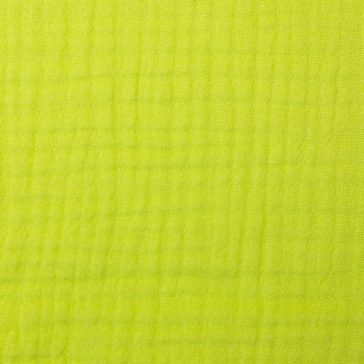 Musselin | Double Gauze | Kiwigrün | Bio-Qualität Fadenwunsch 