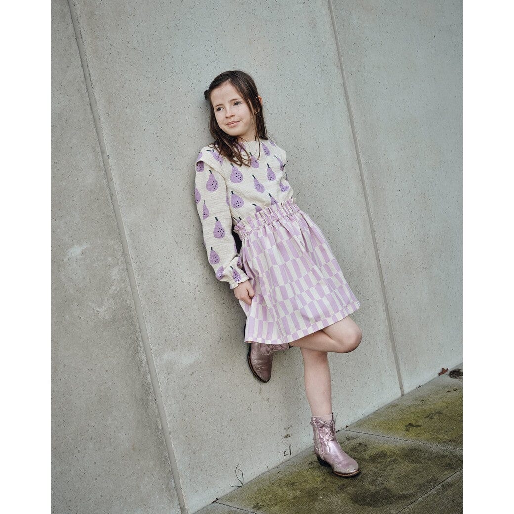 Bio Musselin Birnen - Natur / Pfirsich | Jennifer Bouron Fadenwunsch 