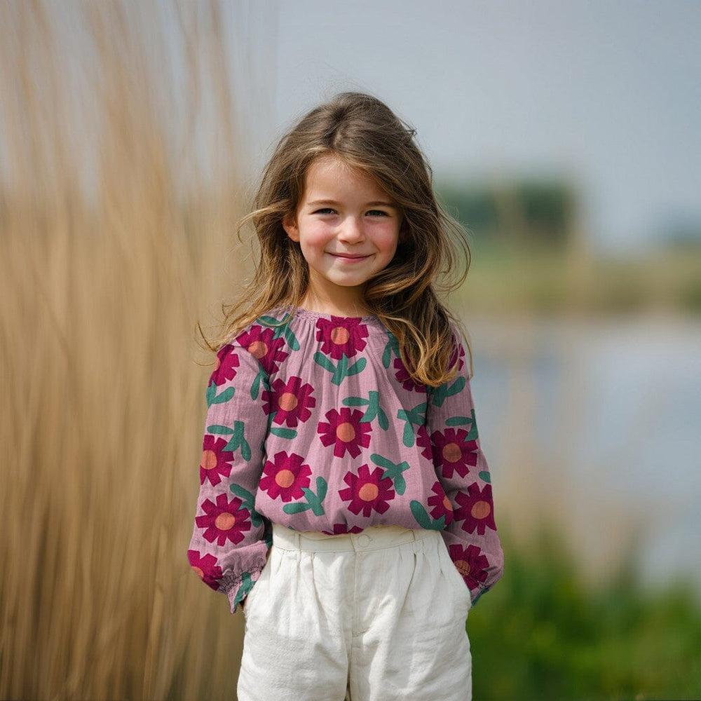 Bio Musselin Blumen - Rosa | Jennifer Bouron Fadenwunsch 