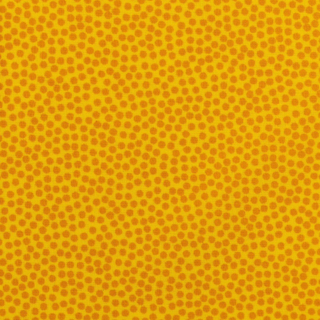 Baumwolle Webware Dotty ocker/gelb- 312 Fadenwunsch 
