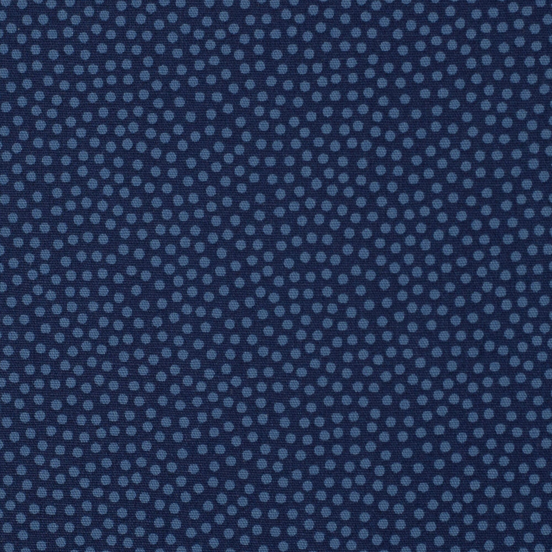 Baumwolle Webware Dotty hell-/dunkelblau - 596 Fadenwunsch 
