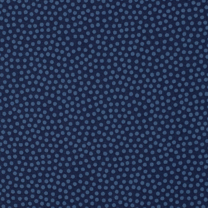 Baumwolle Webware Dotty hell-/dunkelblau - 596 Fadenwunsch 