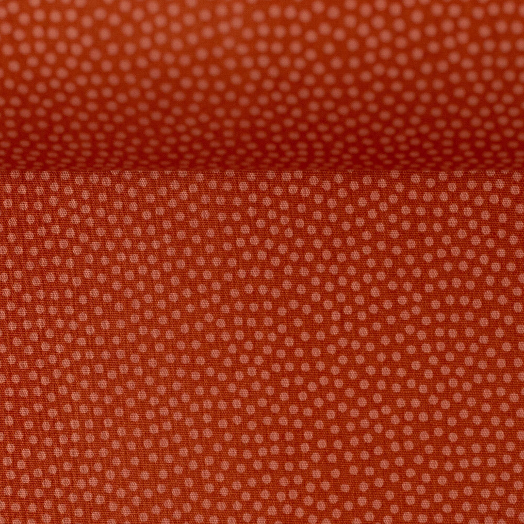 Baumwolle Webware Dotty terracotta - 714 Fadenwunsch 