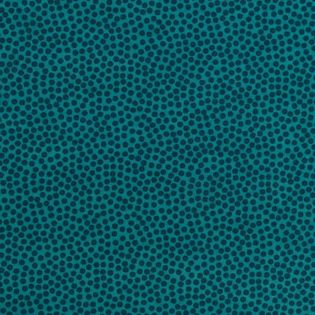 Baumwolle Webware Dotty petrol - 747 Fadenwunsch 
