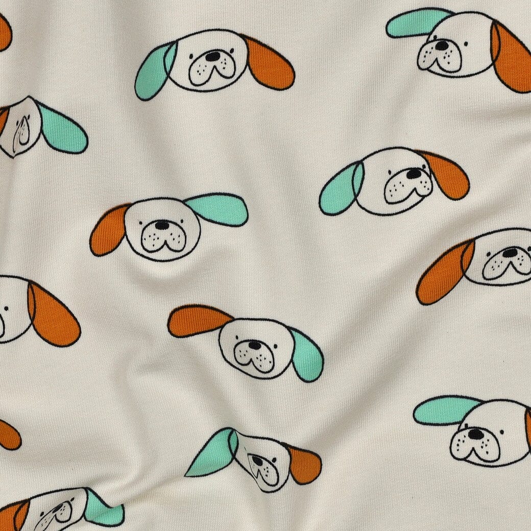 Bio French Terry Hunde - Natur / Ocker | Jennifer Bouron Fadenwunsch 