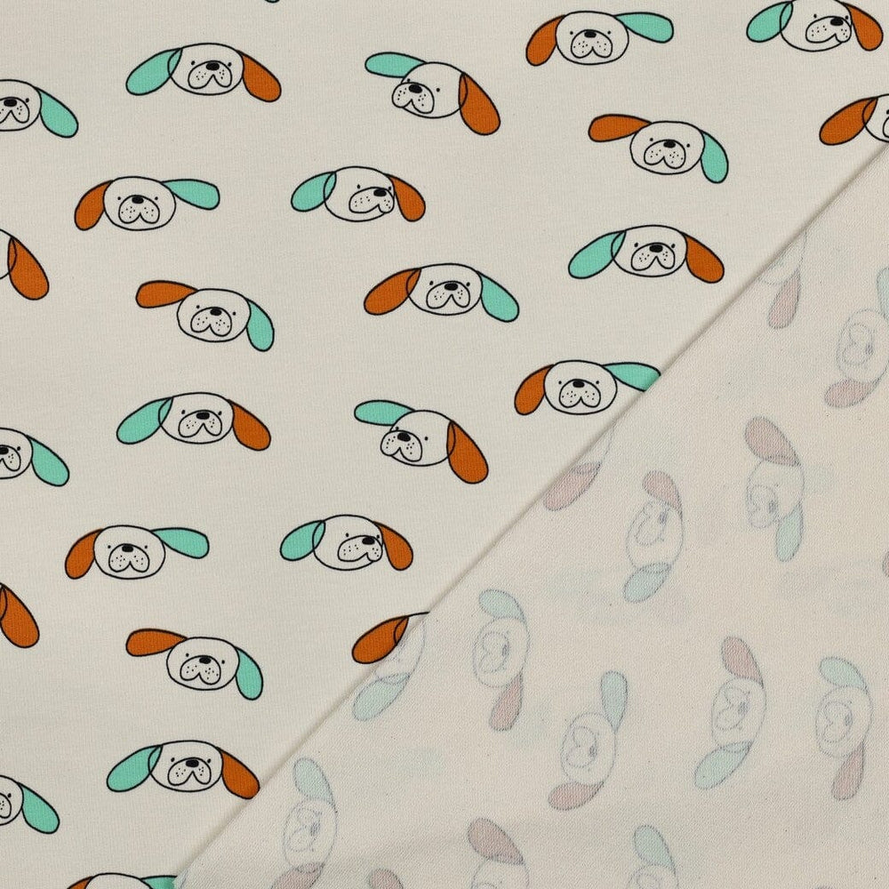 Bio French Terry Hunde - Natur / Ocker | Jennifer Bouron Fadenwunsch 