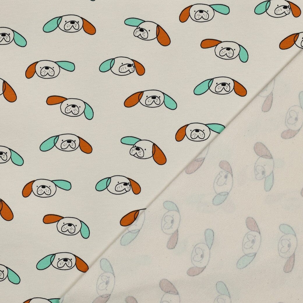 Bio French Terry Hunde - Natur / Ocker | Jennifer Bouron Fadenwunsch 