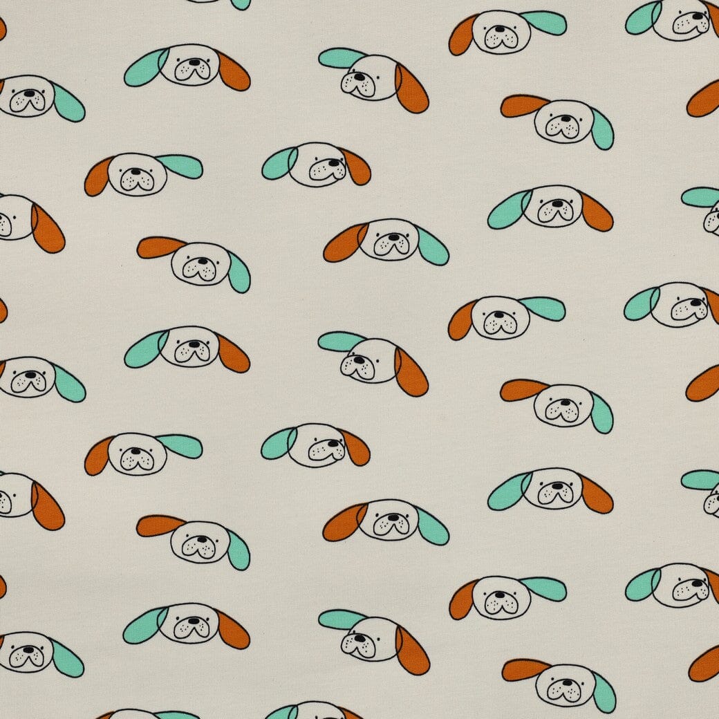 Bio French Terry Hunde - Natur / Ocker | Jennifer Bouron Fadenwunsch 