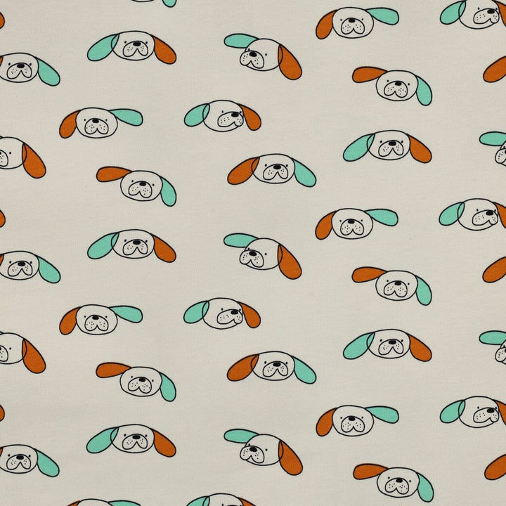 Bio French Terry Hunde - Natur / Ocker | Jennifer Bouron Fadenwunsch 