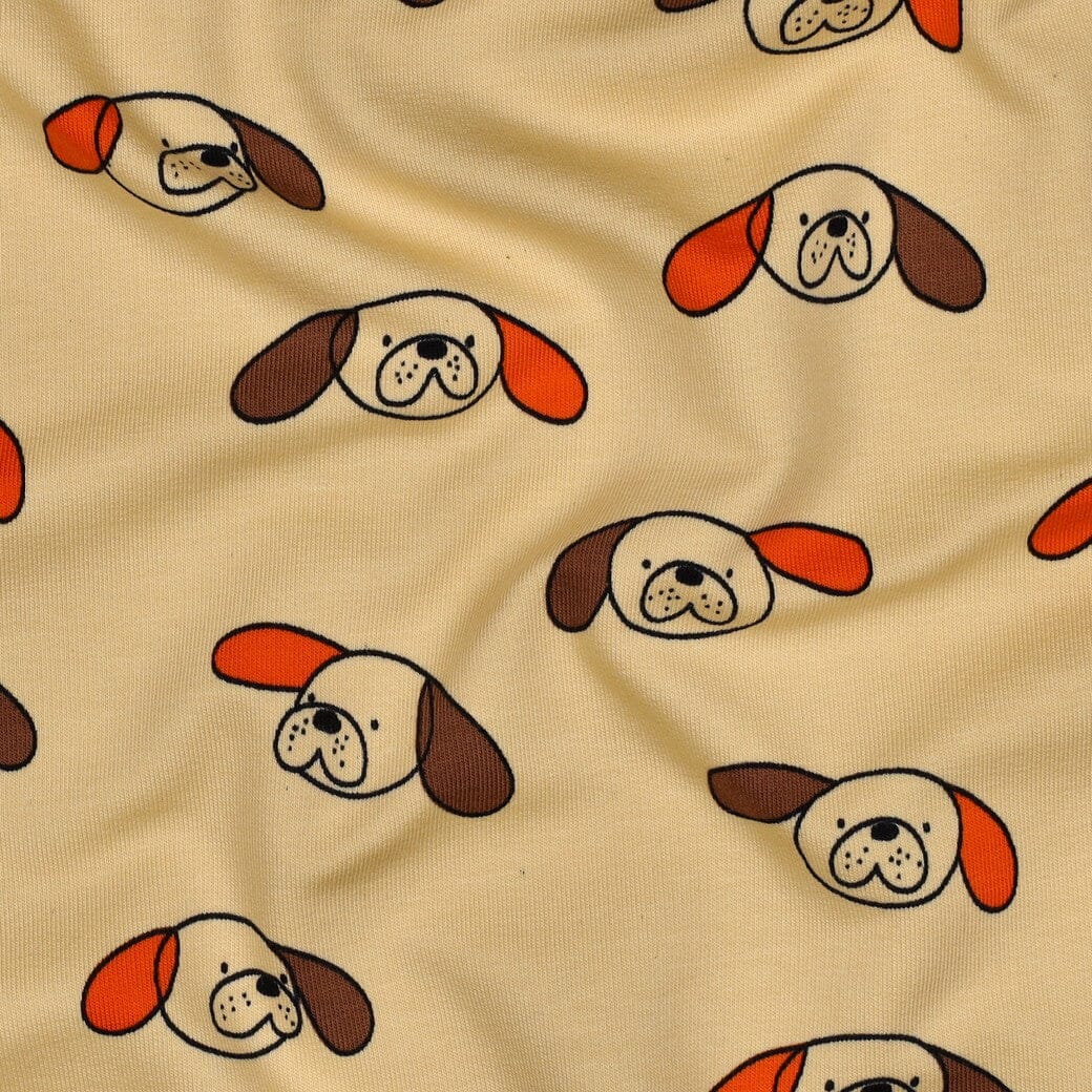 Bio French Terry Hunde - Hellgelb | Jennifer Bouron Fadenwunsch 