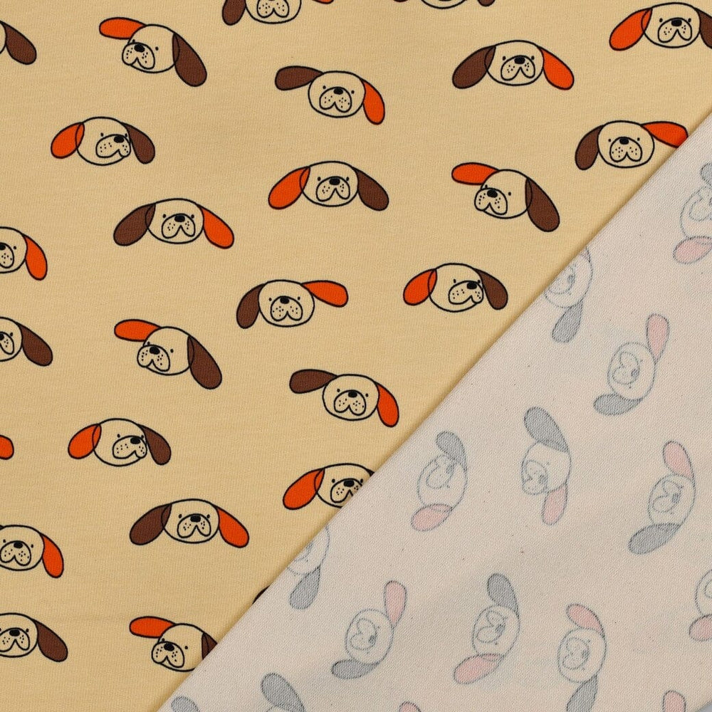 Bio French Terry Hunde - Hellgelb | Jennifer Bouron Fadenwunsch 