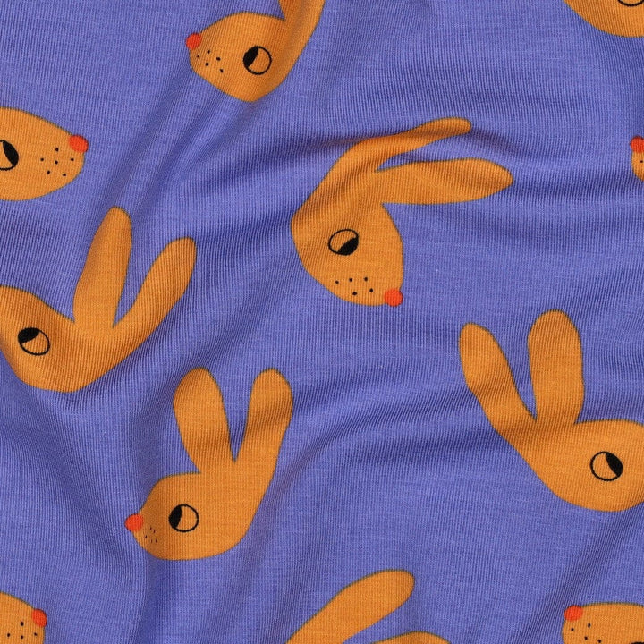 Bio Jersey Kaninchen - Blau | Jennifer Bouron Fadenwunsch 