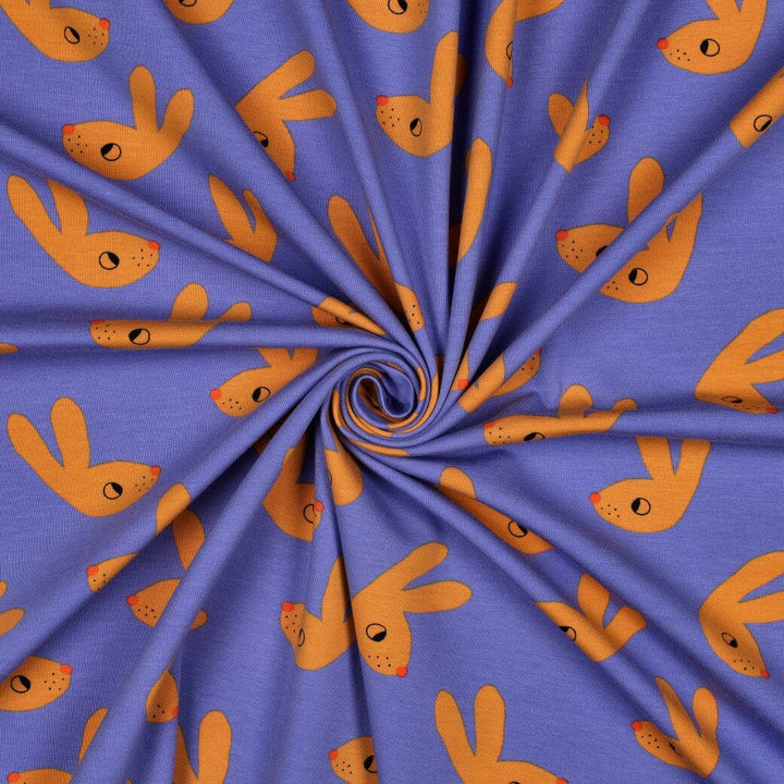 Bio Jersey Kaninchen - Blau | Jennifer Bouron Fadenwunsch 