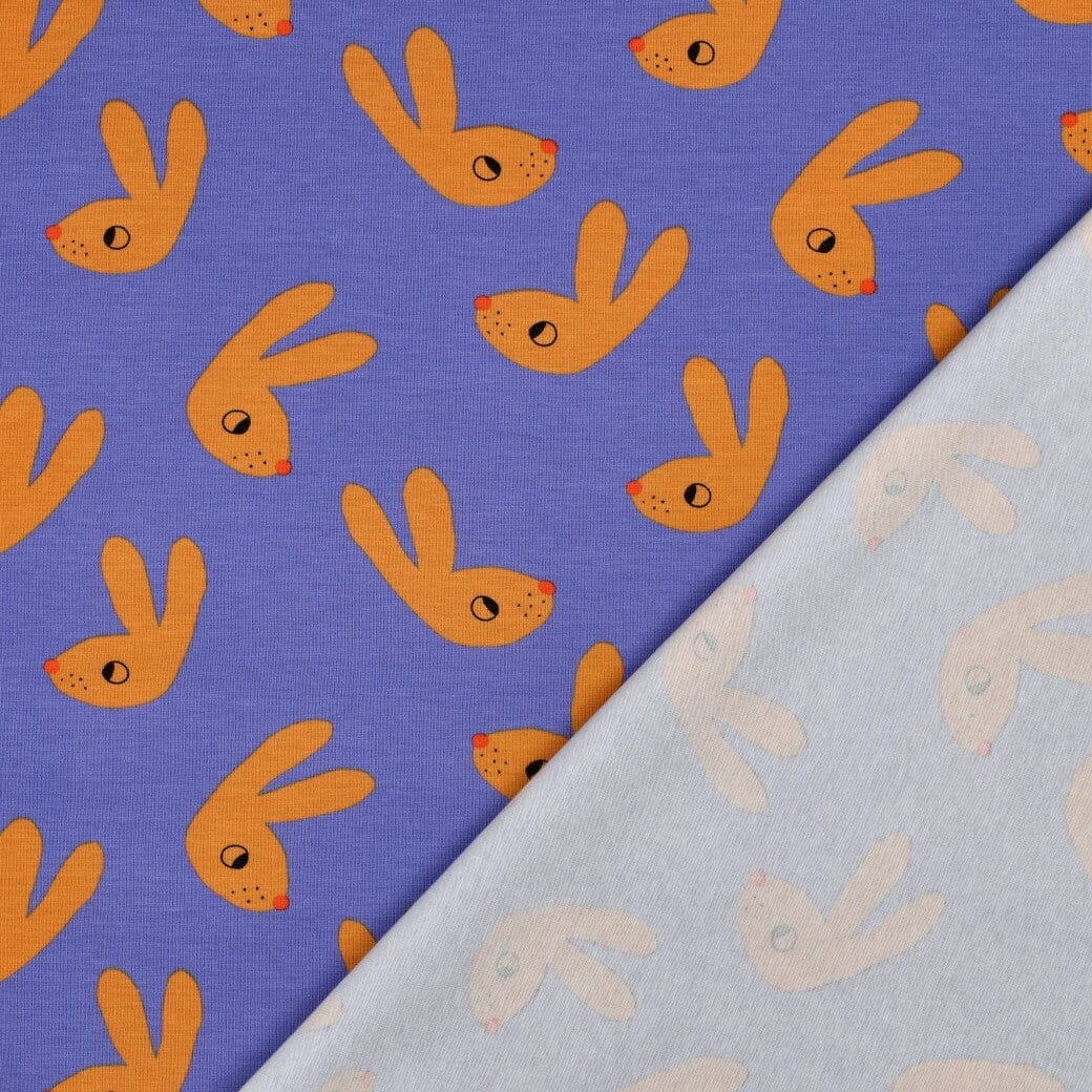 Bio Jersey Kaninchen - Blau | Jennifer Bouron Fadenwunsch 