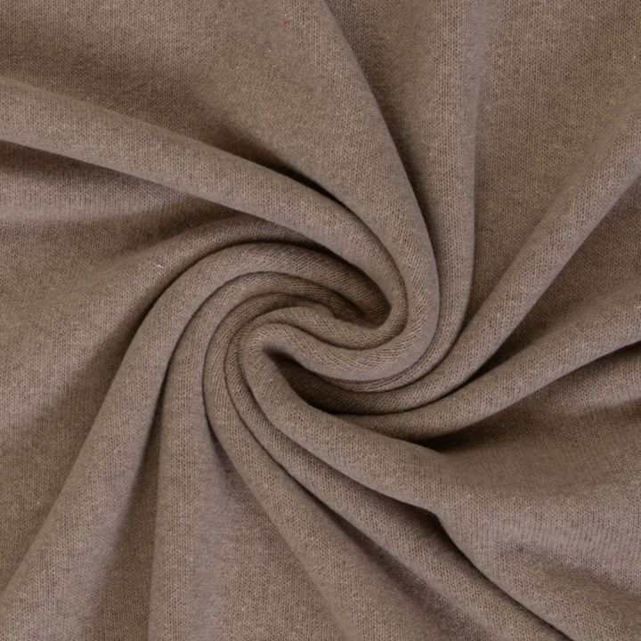 Strickstoff angeraut Bono meliert, camel - 001672 Fadenwunsch 