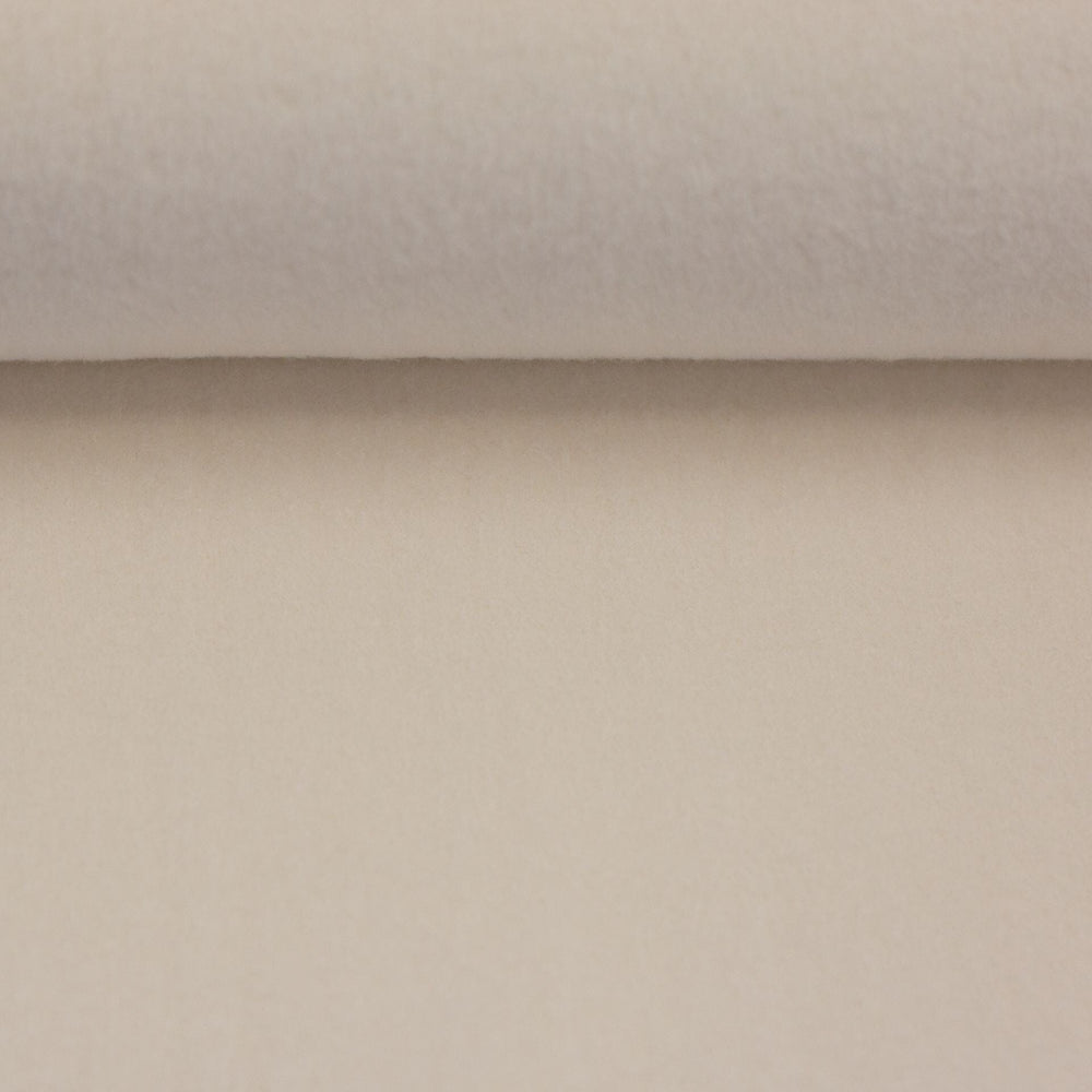 Baumwollfleece Creme hell 010 Swafing 