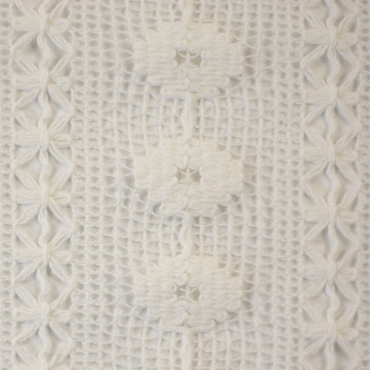 „Boho Lace“ Naturweiß – Häkelspitze im Boho-Stil Fadenwunsch 
