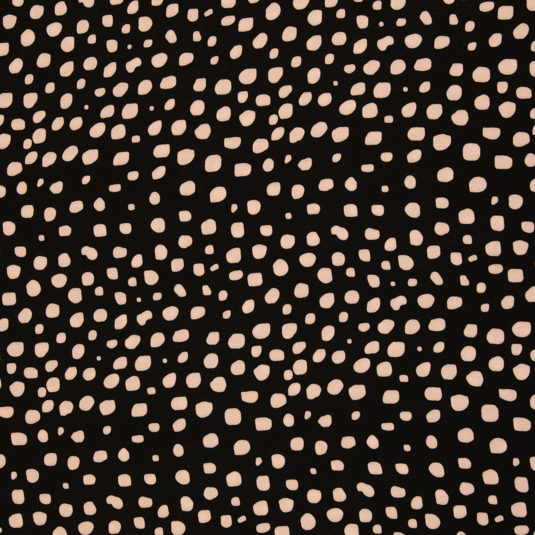 Viskose | Soft Dots | Schwarz Swafing 