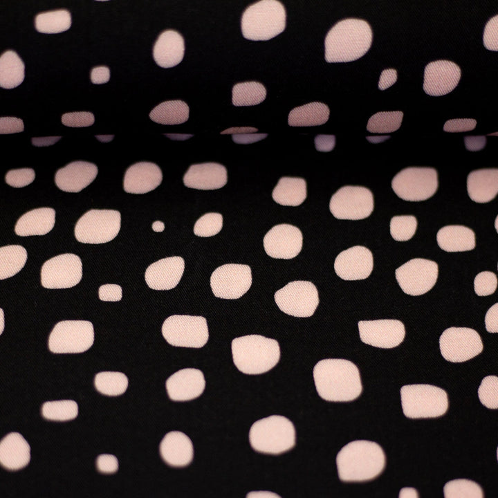 Viskose | Soft Dots | Schwarz Swafing 