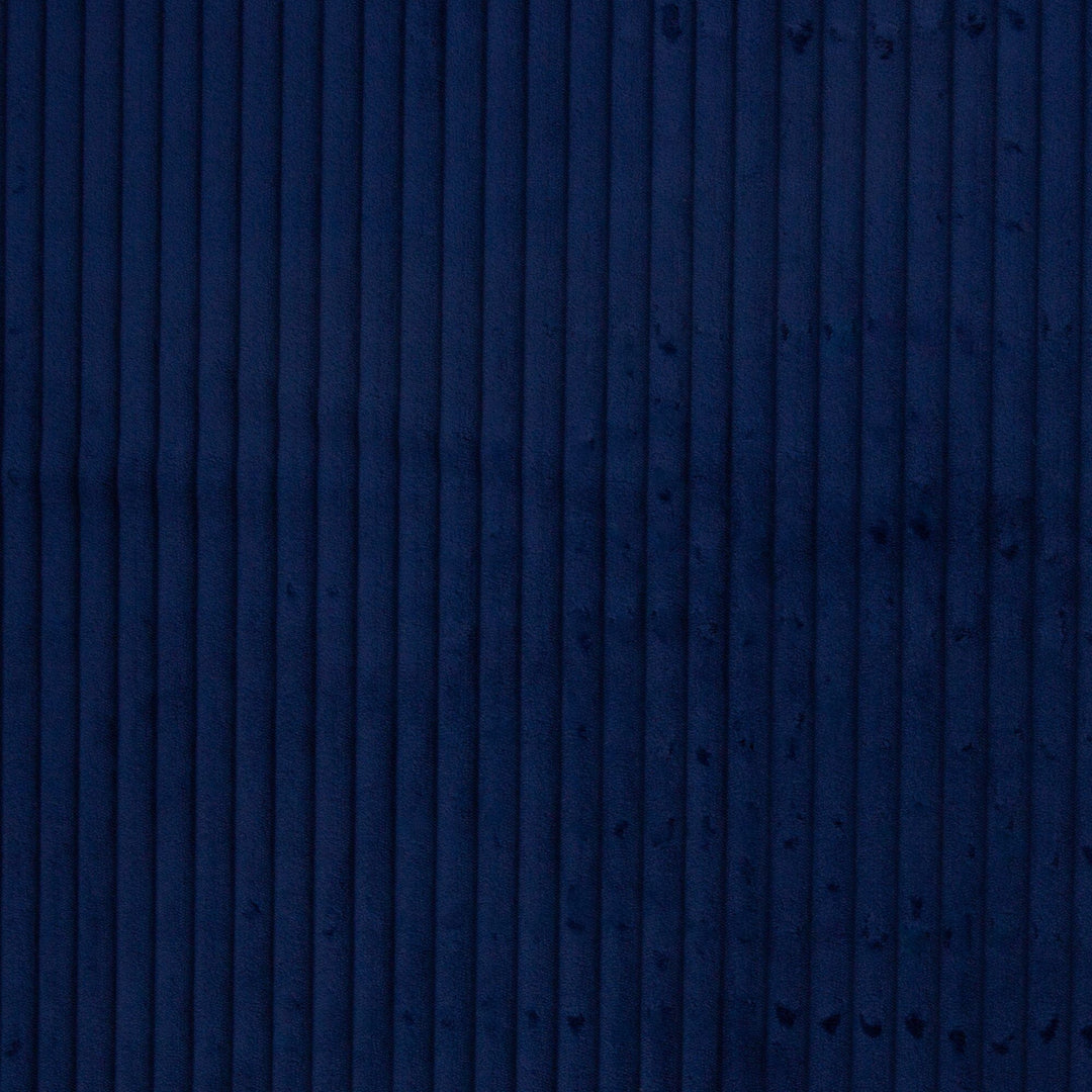 Samt uni Montevideo dunkelblau- 000596 Fadenwunsch 
