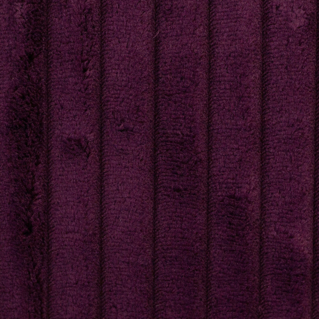 Samt uni Montevideo aubergine - 000938 Fadenwunsch 