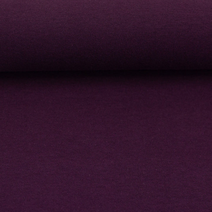 Bündchen Bordeaux 938 - dunkles Pflaume-Lila Swafing 