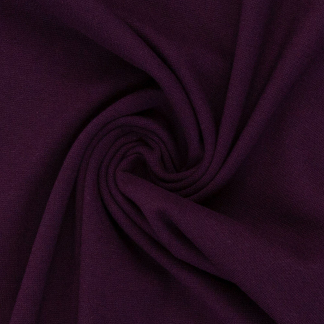 Bündchen Bordeaux 938 - dunkles Pflaume-Lila Swafing 
