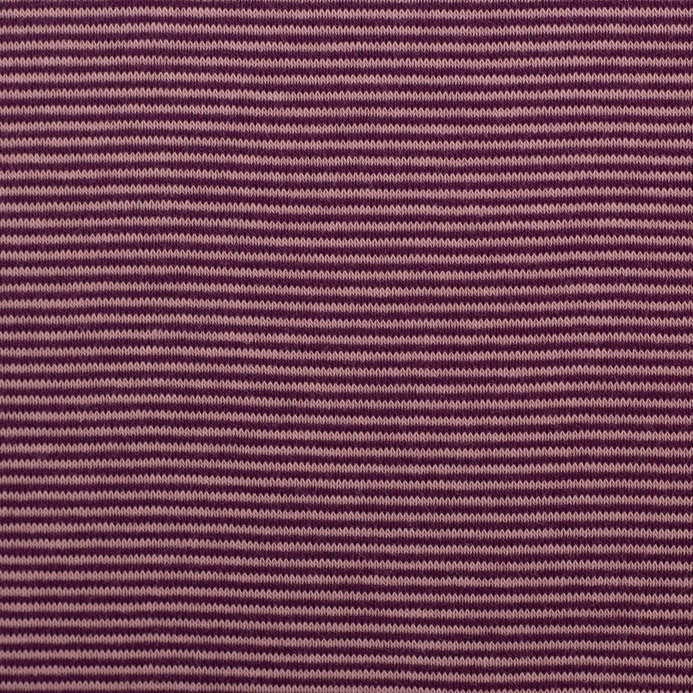 Bündchen Streifen Bordeaux - Altrosa Swafing 