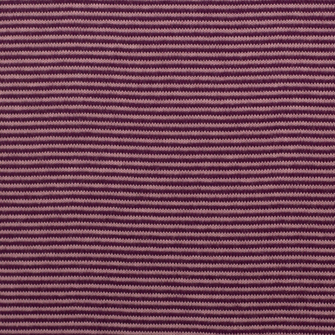 Bündchen Streifen Bordeaux - Altrosa Swafing 