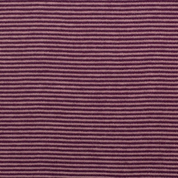 Bündchen Streifen Bordeaux - Altrosa Swafing 
