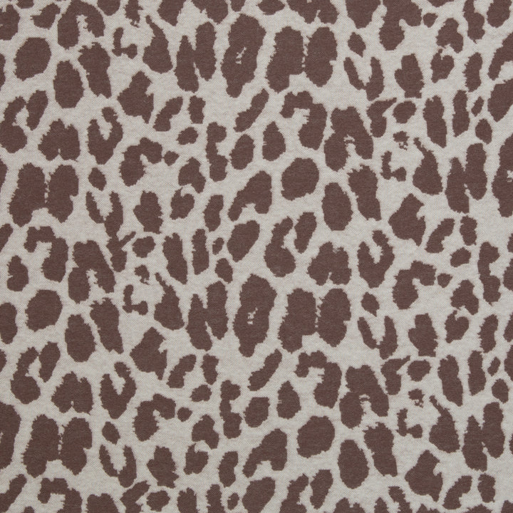 Jacquard-Jersey Emily | „Leo“ – Naturweiß/Peppercorn