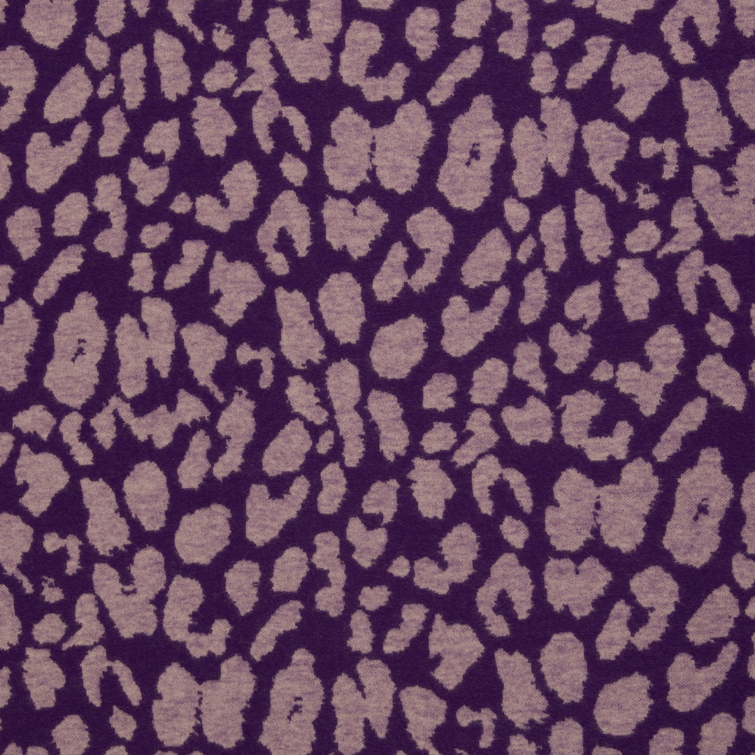 Jacquard-Jersey Emily | „Leo“ – Lavenda/Petunia