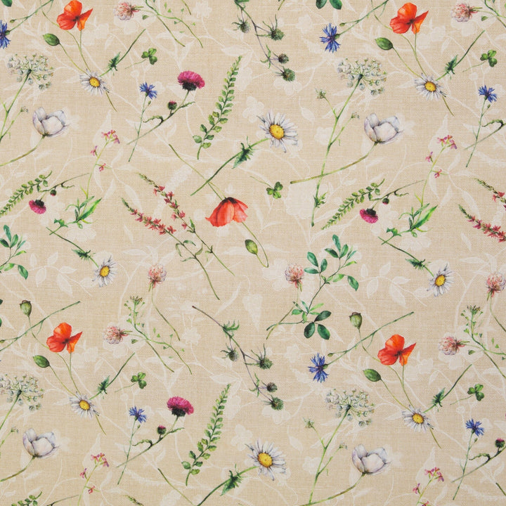 Canvas | Beige Wildflower Meadow Fadenwunsch 