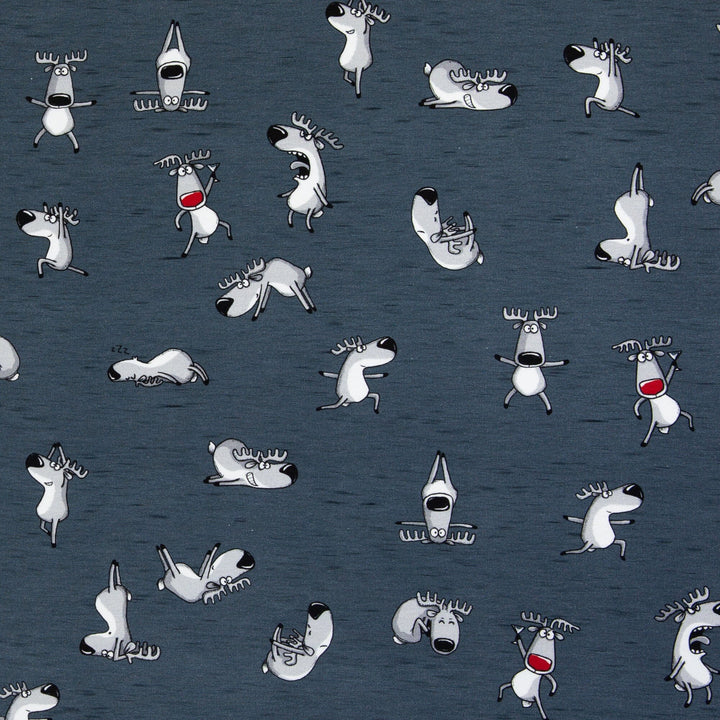 "Rentier Bande French Terry - von Thorsten Berger aus der Winter Moods Kollektion" fadenwunsch 