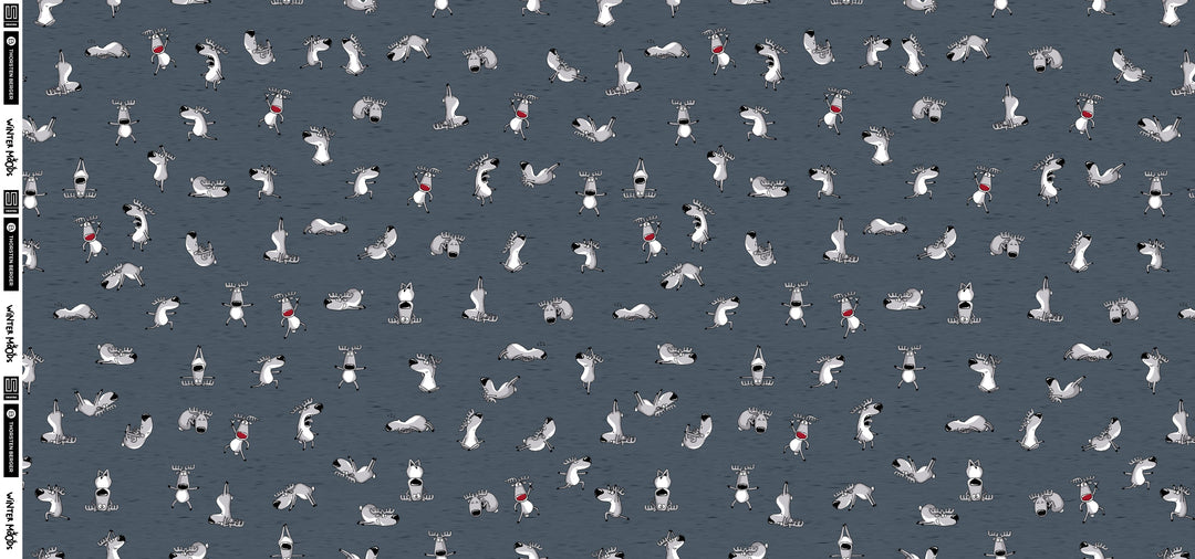 "Rentier Bande French Terry - von Thorsten Berger aus der Winter Moods Kollektion" fadenwunsch 