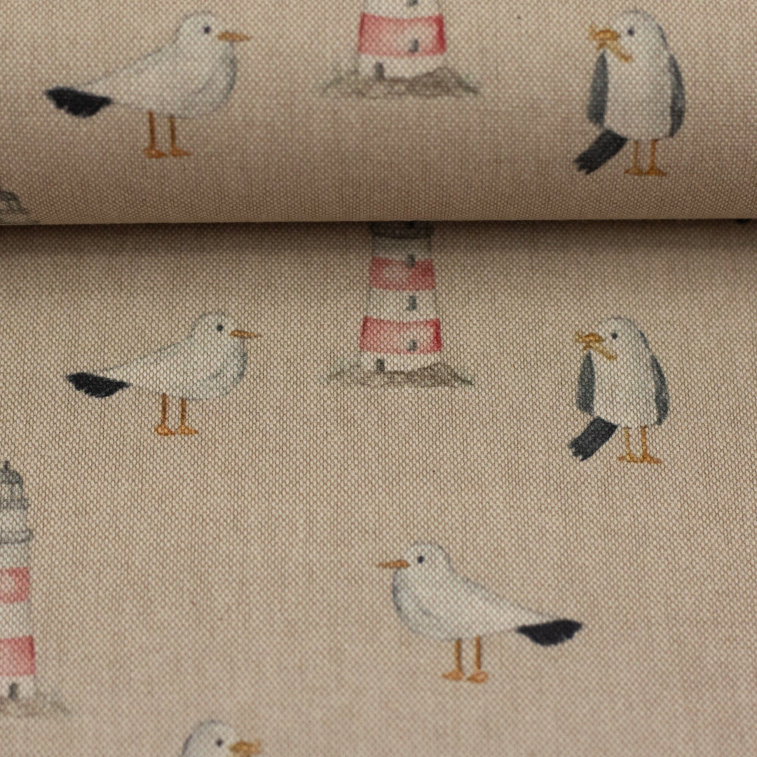 Canvas | Beige Coastal Breeze Fadenwunsch 