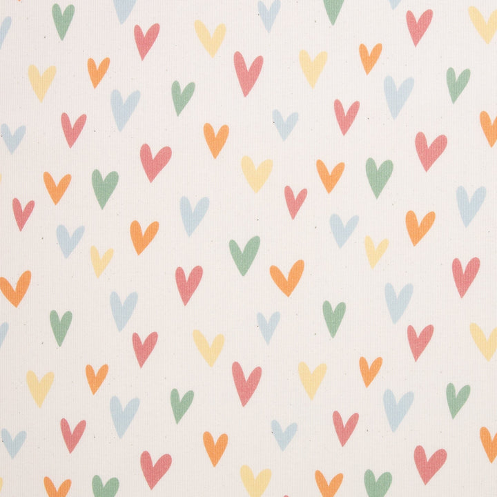 Rib-Jersey Hearts Pastellmix Swafing 