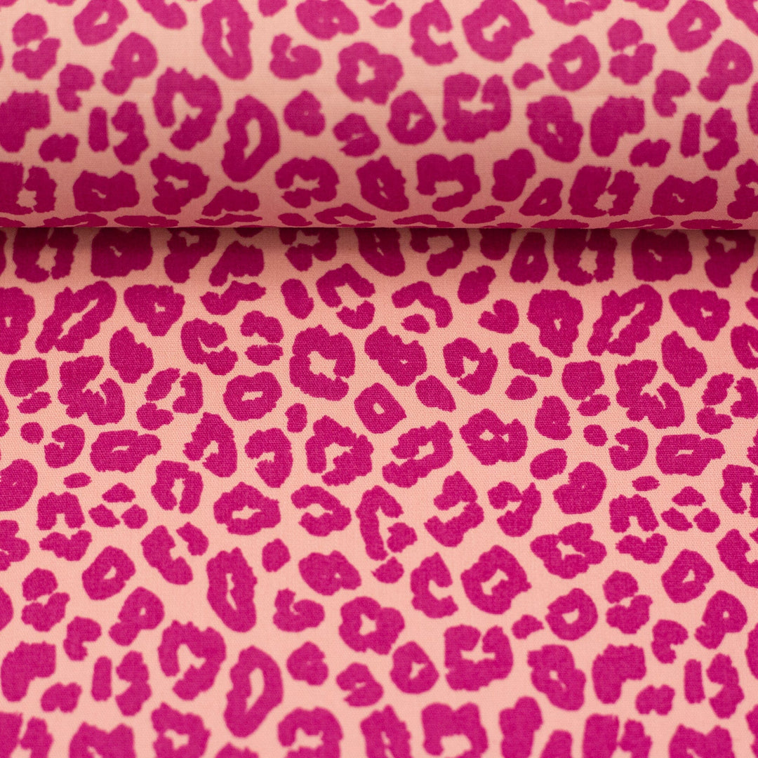 Baumwollwebware Leoni - Leo Rosa Erika Fadenwunsch 