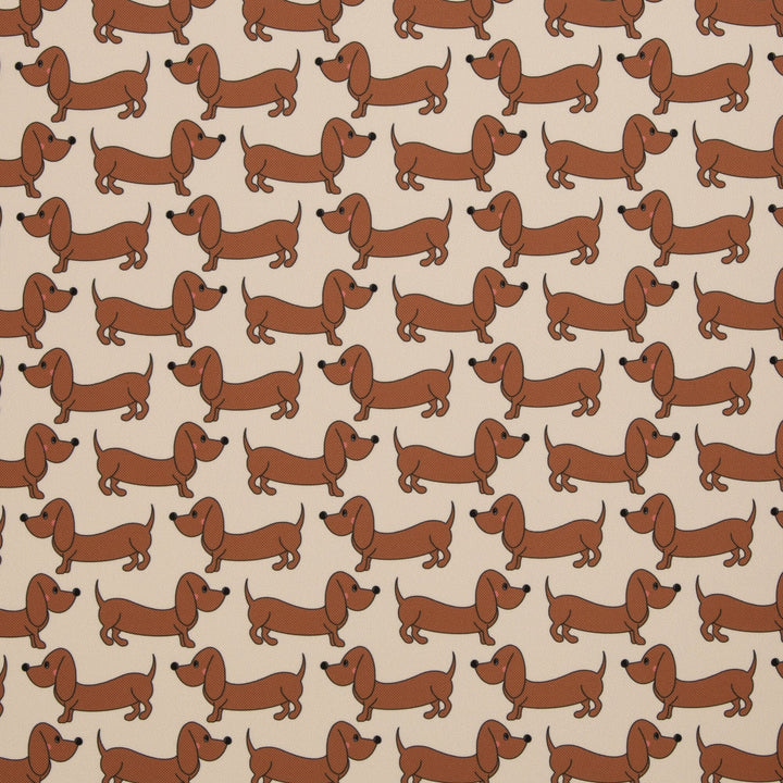 Oxfordgewebe wasserabweisend - Dackel Beige | Cherry Picking Fadenwunsch 