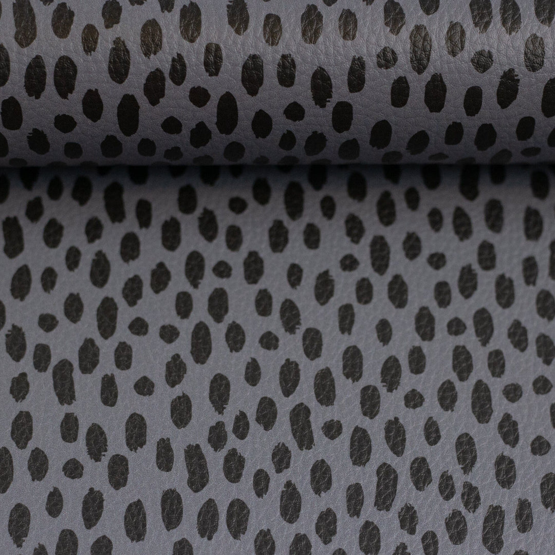 Kunstleder | Kunstleder Dots | Midnight Shadow Swafing 