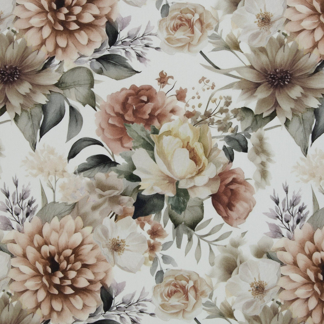 Baumwolle | Vintage Blossom Elegance Fadenwunsch 