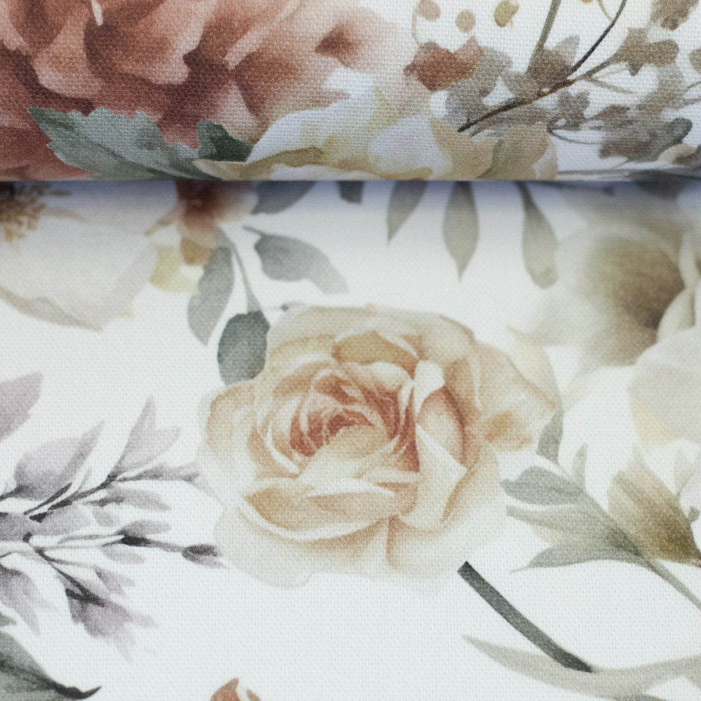 Baumwolle | Vintage Blossom Elegance Fadenwunsch 