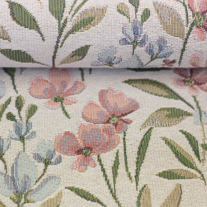 Gobelin | Beige Blossom Garden Fadenwunsch 