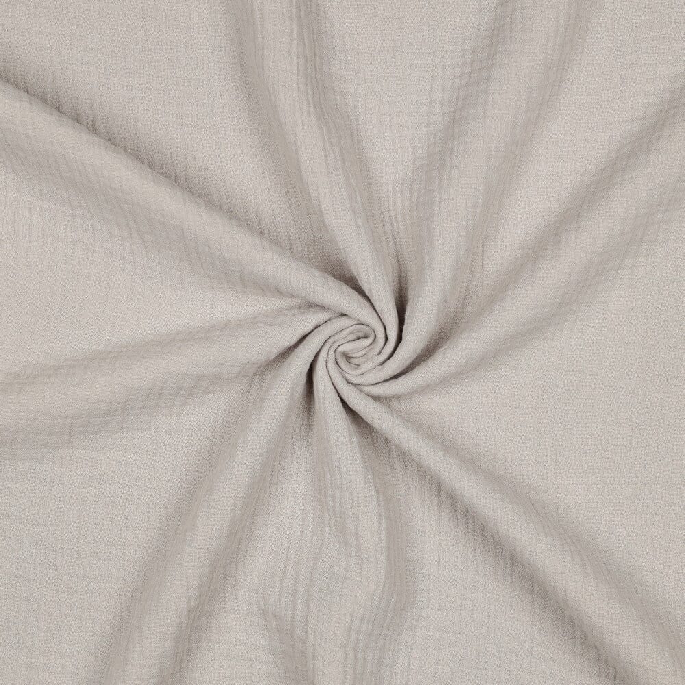 Musselin | Double Gauze | Light Sand | Bio-Qualität Fadenwunsch 