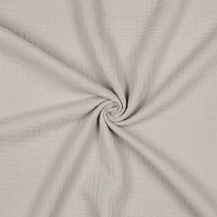 Musselin | Double Gauze | Light Sand | Bio-Qualität Fadenwunsch 